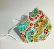 Face Mask 3 Layers -Bohemian - Reusable & washable with filter pocket