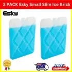 2 x Genuine Esky Small Slim Ice Brick Block Pack. Gel Filled BPA Free freezer AU