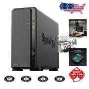 Compact 1-Bay DiskStation NAS in Black - Centralized Data Hub for Home & Office