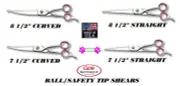 GEIB Buttercut GATOR Grooming BALL/BLUNT/SAFETY TIP SHEARS SCISSORS*PET CAT DOG