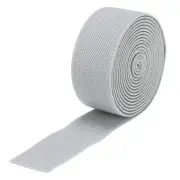Twill Wide Elastic Band 1.2" Flat 2 Yard Pale Grey for Sewing