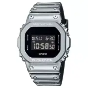 New Casio G-Shock Full Metal 5600Series Silver Men's Watch GM5600YM-8
