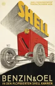 Shell 1925 Automobile Vintage Ad Print Reproduction Giclee Print 11x17