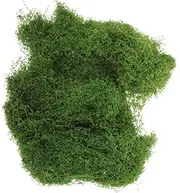 1 Artificial Moss Artificial Greenery Indoor Faux Moss Green Synthetic Synthetic Decoration Garden Plants Sphagnum Pot Fern Simulated Turf Garden Decoration Green Planted Cotton