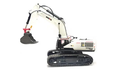 Huina 1594-W RC Excavator Electric Tracked 1/14 Scale RTR - White