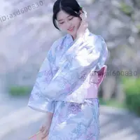 在飛比找蝦皮購物優惠-和服女 振袖和服 月下和風 和服浴衣寫真 小紋 [好物afV