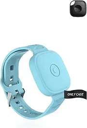 Case for Tile by Life360 Mate Key Finder, yystao Protective Silicone Watch Strap Compatible with Tile by Life 360 Mate, Durable and with Anti-Lost Design (Azure Blue)