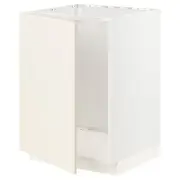METOD base cabinet for sink, white/Bodbyn off-white, 60x60x80 cm