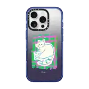 iPhone 16 Pro Impact Case MagSafe Compatible Never leave your cat and the blanket by Albee Yau