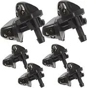 GRIRIW 10pcs Car Windshield Washer Nozzles Durable Sprayer for Front Windscreen Cleaning Fits Various Models High Grade Material Essential Car Wash Accessory
