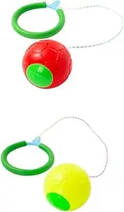 BESPORTBLE 2Pcs Jumping Ring Skipping Balls Ankle Hopping for Indoor Outdoor Fun Lightweight Portable Jump Leg Swing for Exercise