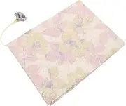 HOMSFOU Fabric Book Cover Protector for Double Sided Print Cloth Sleeve for Textbooks Stylish Accessory for Book Lovers Easy to Clean and Design