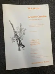 Andante Cantabile by W.A.Mozart for Clarinet w/Piano, NYSSMA Lvl 4