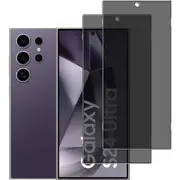 2 PCS Privacy Tempered Glass Screen Protector-For Galaxy S24 Ultra