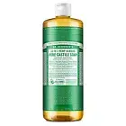 Dr Bronner's 32 Ounce Pure Castile Liquid Soap Organic Fair Trade Cleaning Agent
