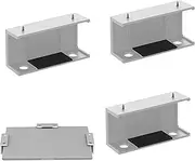 Under Desk Storage Rack - Laptop Holder Tray, Durable Organizer Bracket with Screws | Adjustable Shelves for Modems, TV Boxes, Cable Boxes, Space Saving Solutions for Home and Office Supplies