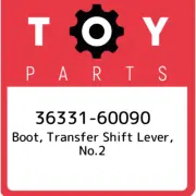 36331-60090 Toyota Boot, transfer shift lever, no.2 3633160090, New Genuine OEM