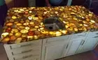 Agate Stone Countertop Kitchen Slab Table, Dining Table, Bathroom Interior Decor