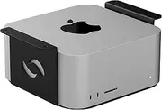 HumanCentric Under Desk Mount Compatible with Mac Studio, Mounting Stand Bracket for M4 M3 M2 M1, Heat Dissipation, Anti-Scratch, Secure or Hide with a Holder Case