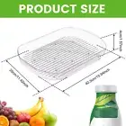 Fridge Lazy Susan Turntable 360° Rotating Lazy Susan Turntable Organizer Rokfz