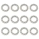 Elastic Napkin Rings Smooth Shiny Fake Pearl Elegant Beaded for Dining