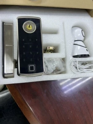 smart lock front door with camera