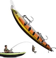 Bass Fishing Lure | Bass Bait Topwater Lure Fishing Lure,Fish Lures Long Casting Floating Bass Lures, Realistic Swimbaits Fishing Gear