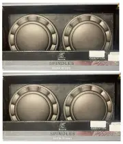4 PCS Cambria Elite Spindles 3.75” Diameter Matte Brown NEW