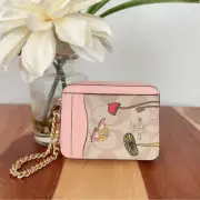 NWT Coach X Observed By Us Zip Card Case In Signature Canvas