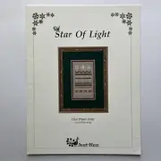 Vintage Just Nan Star of Light Cross Stitch Pattern Chart Leaflet Only 1995