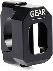 ZAPYVET Gear Indicator, for Superbike 1198 2009-2017 2018 2019, Motorcycle Accessories 1-6 Level Digital Speed Gear Display Meter Motorcycle Gear Indicator(Black Black Bracket)
