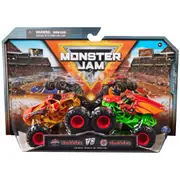 Monster Jam Bakugan Dragonoid Vs Dragonoid Die-Cast Monster Trucks 1:64 Scale