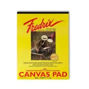 Fredrix Canvas Pad - 8"x10" Pad (10 Sheets) - SLIGHTLY DAMAGED