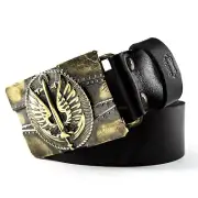 Leather belt with brass buckle Ukrainian Marines, Ukrainian Naval Infantry Corps