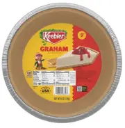 Keebler Ready Crust 9” Graham Cracker Pie Crust For Baking, 6oz