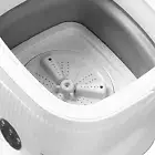 H Foldable Washing Machine 10L Capacity Portable Mini Washer For Baby New