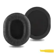 Geekria Protein Leather Ear Pads for Audio-Technica ATH-M40fs Headphones