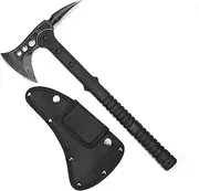 KHU Axe Hatchet - Nylon Fiber Handle for Gardening Camping Axes with Sheath - Black 02A