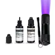 EDSRDXS UV Bonding & Welding Glue Kit UV Super Bonding Soft & Hard Glue with Bla