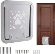 Cat Doors, Exterior Dog Mesh Gate, Bite-Proof Smooth Decorative Pet Door for Home, Garage, Wall, Apartment, Porch, Outdoors