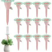 12Pcs Self Watering Spikes Automatic Plant Watering Devices with Control Valve ✉