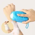 Double Sided Exfoliating Scrub Sponge Bubble Bath Brush Massager Skin Cleaner|