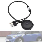 Car Wireless Bluetooth Audio AUX and USB Music Adapter Cable for BMW Mini Cooper Black