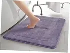 Terry Bath Mat, Memory Foam Bath Rug, Non-Slip, 20"x32" single Wisteria Purple