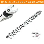 Quality Assured Crowfoot Wrench Set 38Inch Drive 10 to 22mm Metric Spanner