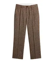 Golden Goose Deluxe Brand Mario Checked Tailored Trousers 48 grey