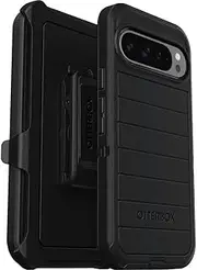 OtterBox Google Pixel 9 Pro XL (Only) - Defender Series Case - Black - Rugged & Durable - with Port Protection - Includes Holster Clip Kickstand - Microbial Defense Protection - Non-Retail Packaging