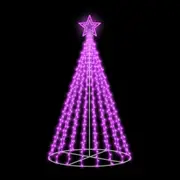 3D LED Christmas Tree PINK 1.3m