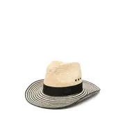 [Borsalino] Borsalino Clint Panama Hat 59 CM NEUTRALS/BLACK
