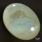 5.00 ct Boulder Opal Round Blue Natural Australian Solid Polished Stone #7.077